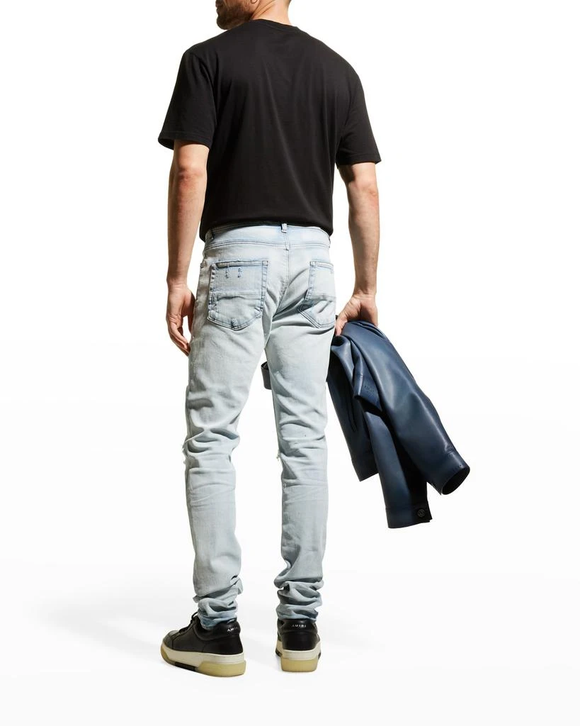 商品AMIRI|Men's MX1 Bandana Rip/Repair Skinny Jeans,价格¥4124,第3张图片详细描述