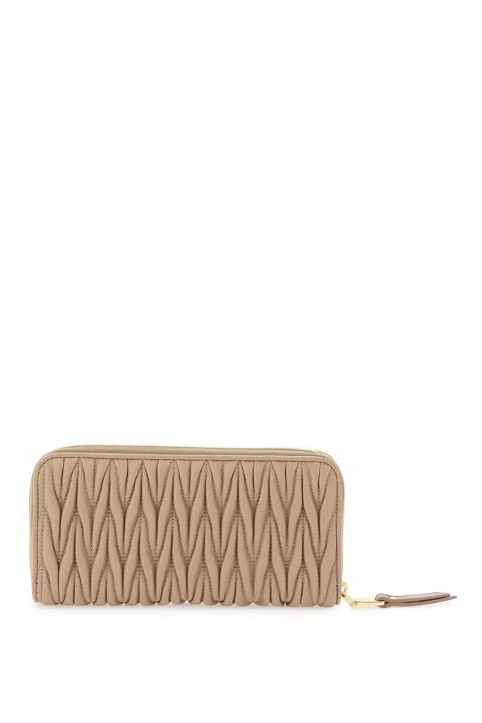 商品Miu Miu|Miu miu matelasse' nappa zip-around wallet,价格¥3423,第3张图片详细描述