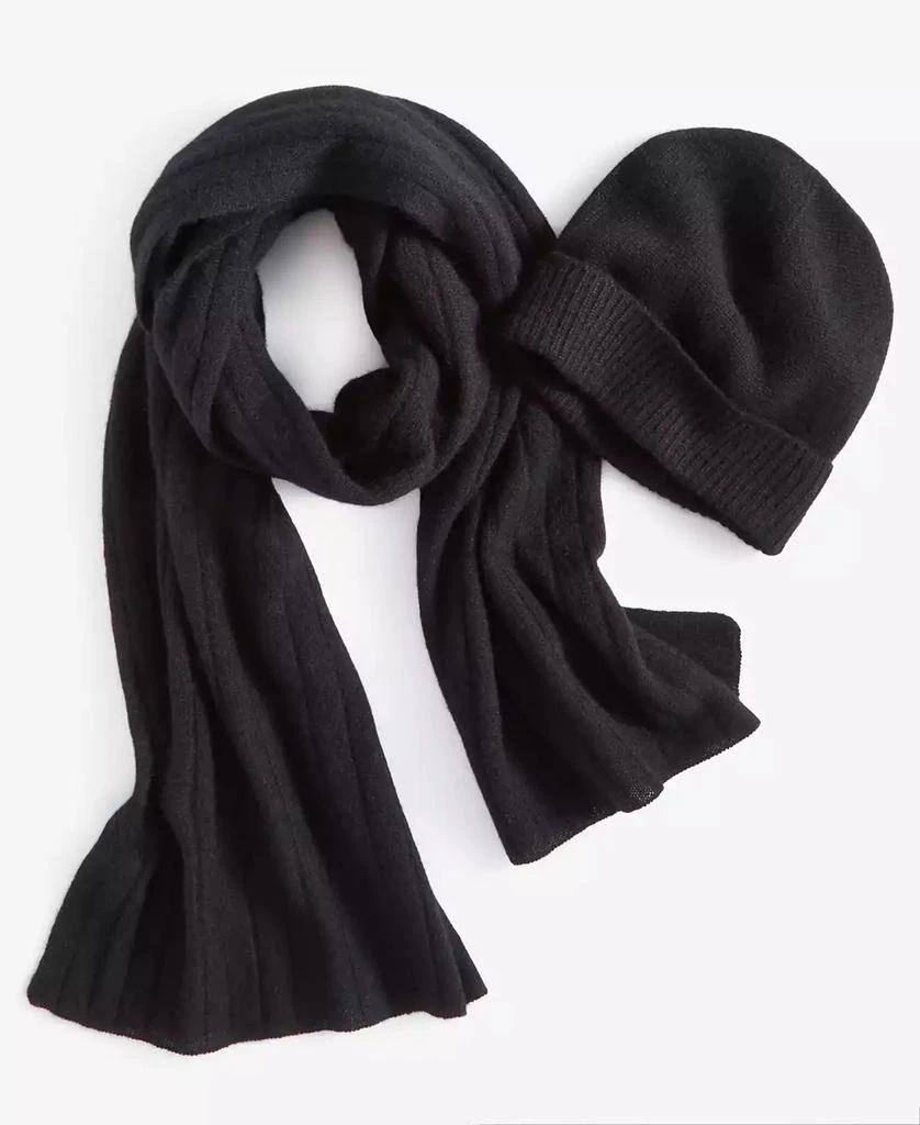 商品Charter Club|Ribbed 100% Cashmere Scarf, Created for Macy's,价格¥406,第3张图片详细描述