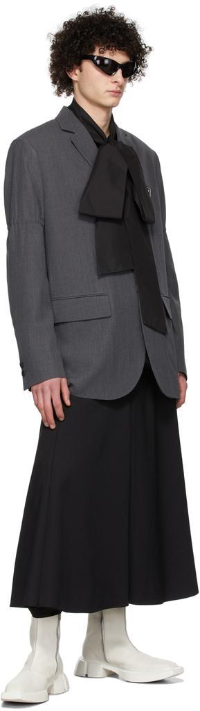 商品We11done|Grey Wool Blazer,价格¥9140,第6张图片详细描述