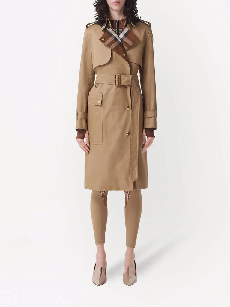 商品Burberry|BURBERRY - Cotton Trench Coat,价格¥16620,第5张图片详细描述