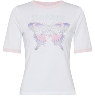 商品Ganni|Butterfly T恤,价格¥771,第1张图片