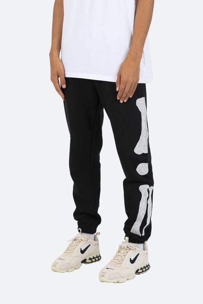 商品MNML|Skeleton Sweatpants - Black,价格¥410,第6张图片详细描述