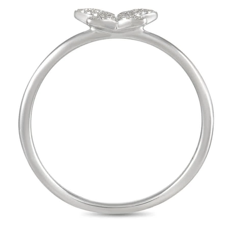 商品LB Exclusive|14K White Gold 0.08 ct Diamond Butterfly Ring,价格¥2343,第2张图片详细描述