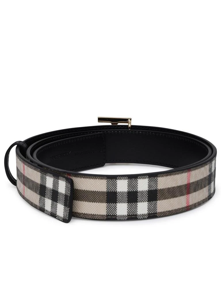 商品Burberry|Burberry TB Plaque Checked Buckle Belt,价格¥2941,第2张图片详细描述