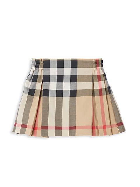 商品Burberry|Baby Girl's & Little Girl's 1G3 Mini Hilde Check Skirt,价格¥1321,第1张图片