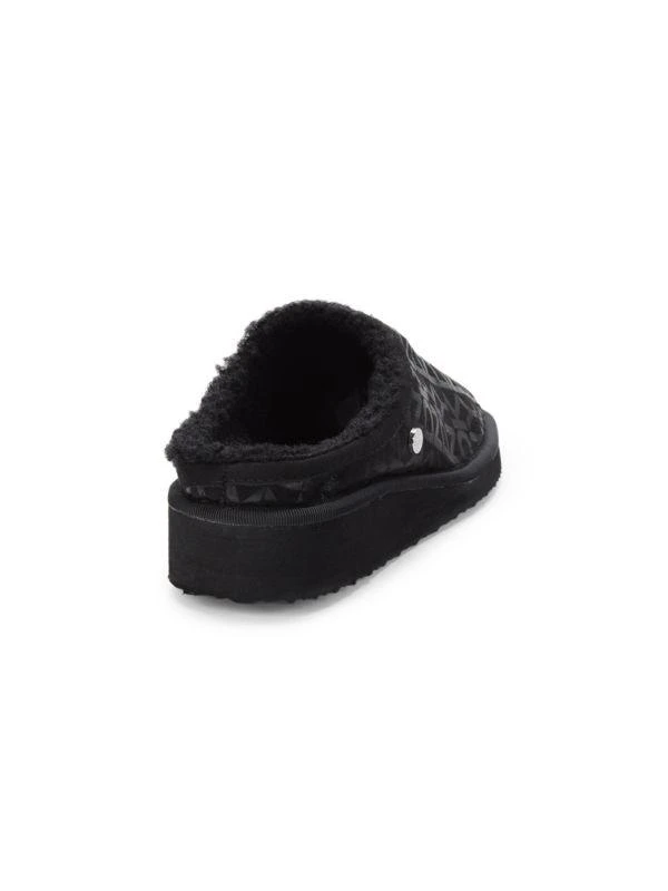 商品DKNY|Willie Logo Faux Shearling Slippers,价格¥113,第3张图片详细描述