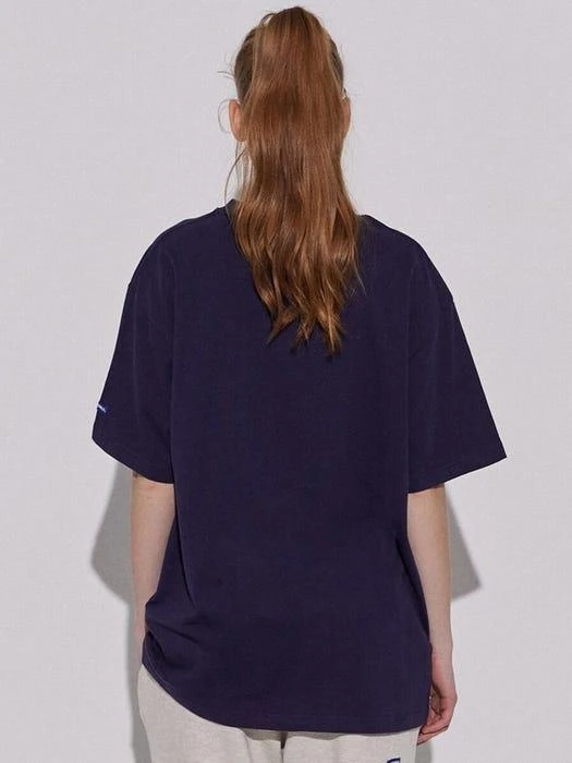 商品STAFFONLY|Puppy Stamp Short Sleeve Shirt _ Navy,价格¥427,第2张图片详细描述