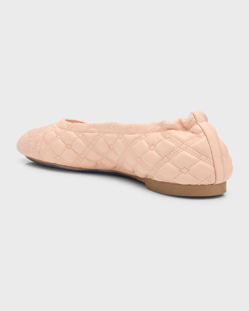 商品Burberry|Sadler Quilted Lambskin Ballerina Flats,价格¥3861,第5张图片详细描述