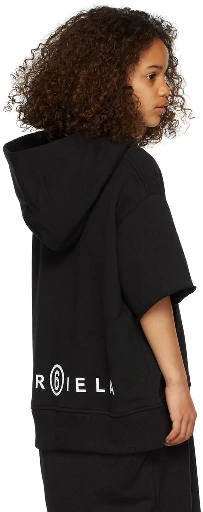 商品MAISON MARGIELA|Kids Black Logo Hoodie Dress,价格¥653,第4张图片详细描述