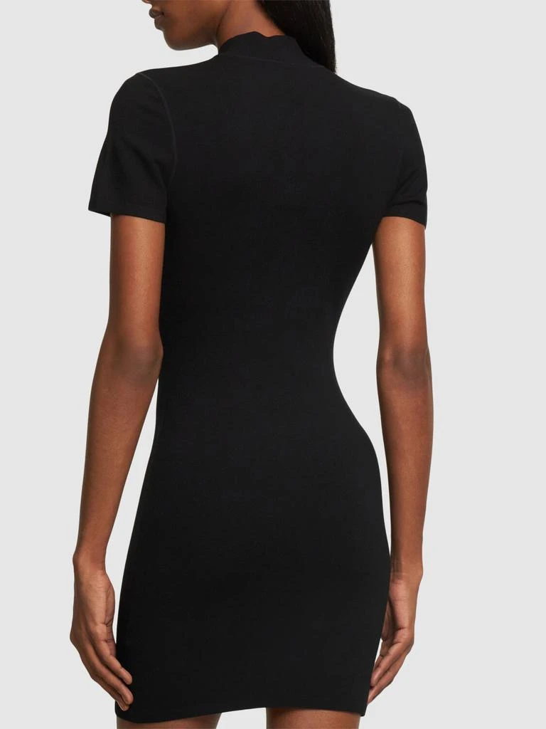 商品Alexander Wang|女式 徽标弹力平纹针织迷你连衣裙,价格¥3480,第2张图片详细描述