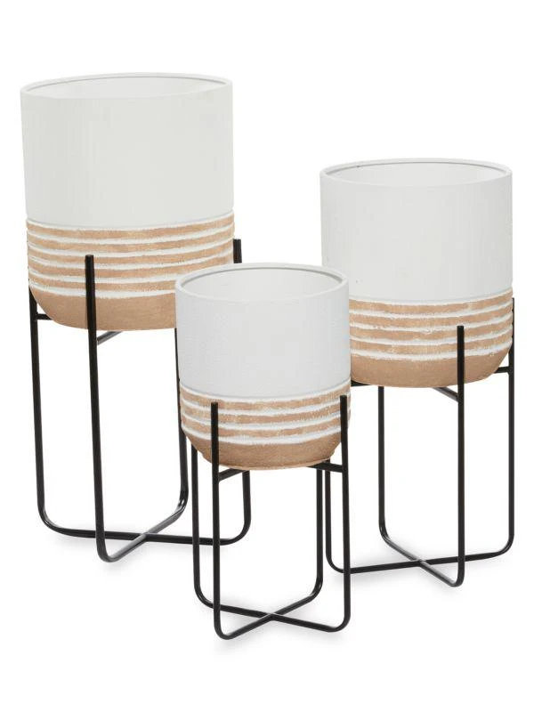 商品Primrose Valley|3-Piece Farmhouse Cottage Planter Set,价格¥1112,第1张图片