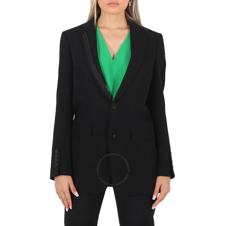 商品Burberry|Ladies Black Tailored Single-Breasted Blazer Jacket,价格¥1815,第1张图片