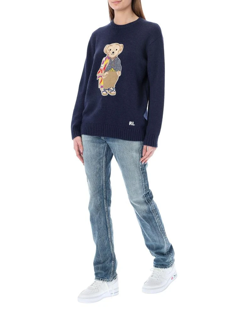 商品Ralph Lauren|Ralph Lauren Island Bear Motif Knitted Jumper,价格¥7705,第3张图片详细描述