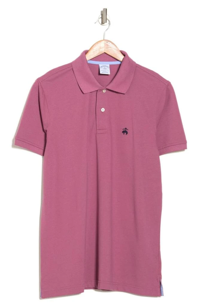 商品Brooks Brothers|Solid Piqué Short Sleeve Polo,价格¥300,第3张图片详细描述