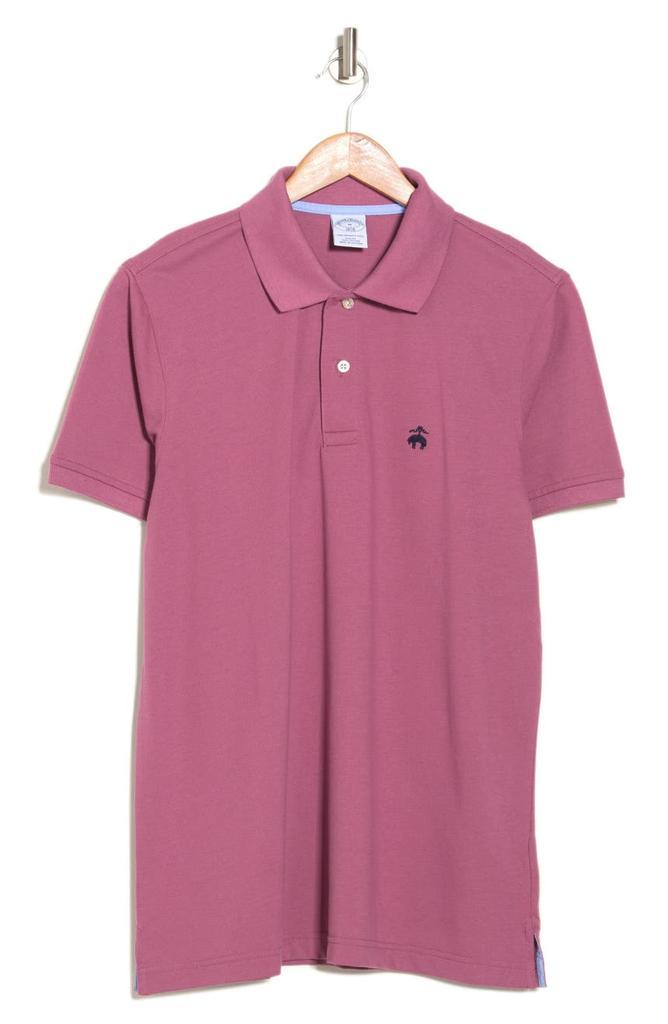 商品Brooks Brothers|Solid Piqué Short Sleeve Polo,价格¥282,第5张图片详细描述