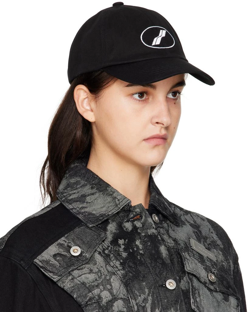 商品We11done|Black Embroidered Cap,价格¥616,第2张图片详细描述
