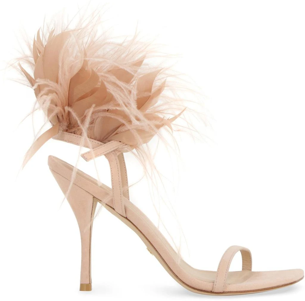 商品Stuart Weitzman|STUART WEITZMAN PLUME SUEDE SANDALS,价格¥2466,第2张图片详细描述