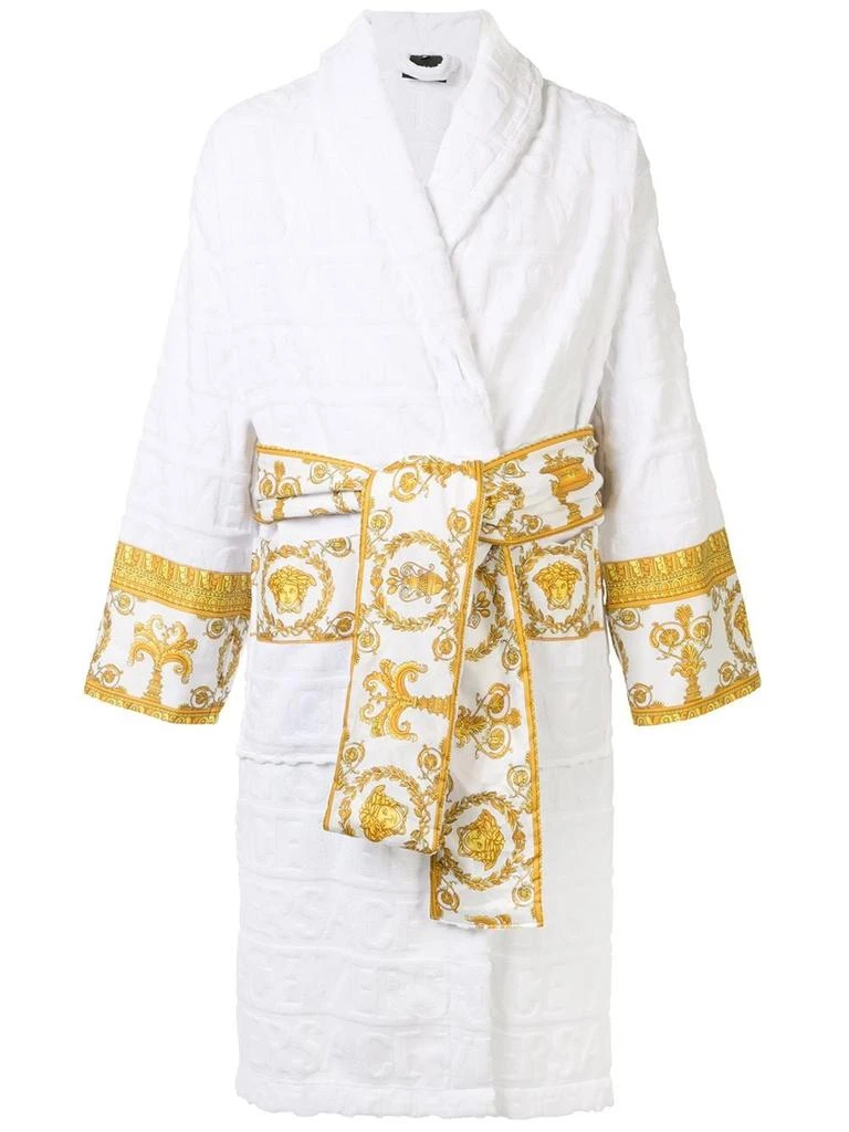 商品Versace|Versace I Love Baroque Belted Bathrobe,价格¥3013,第1张图片