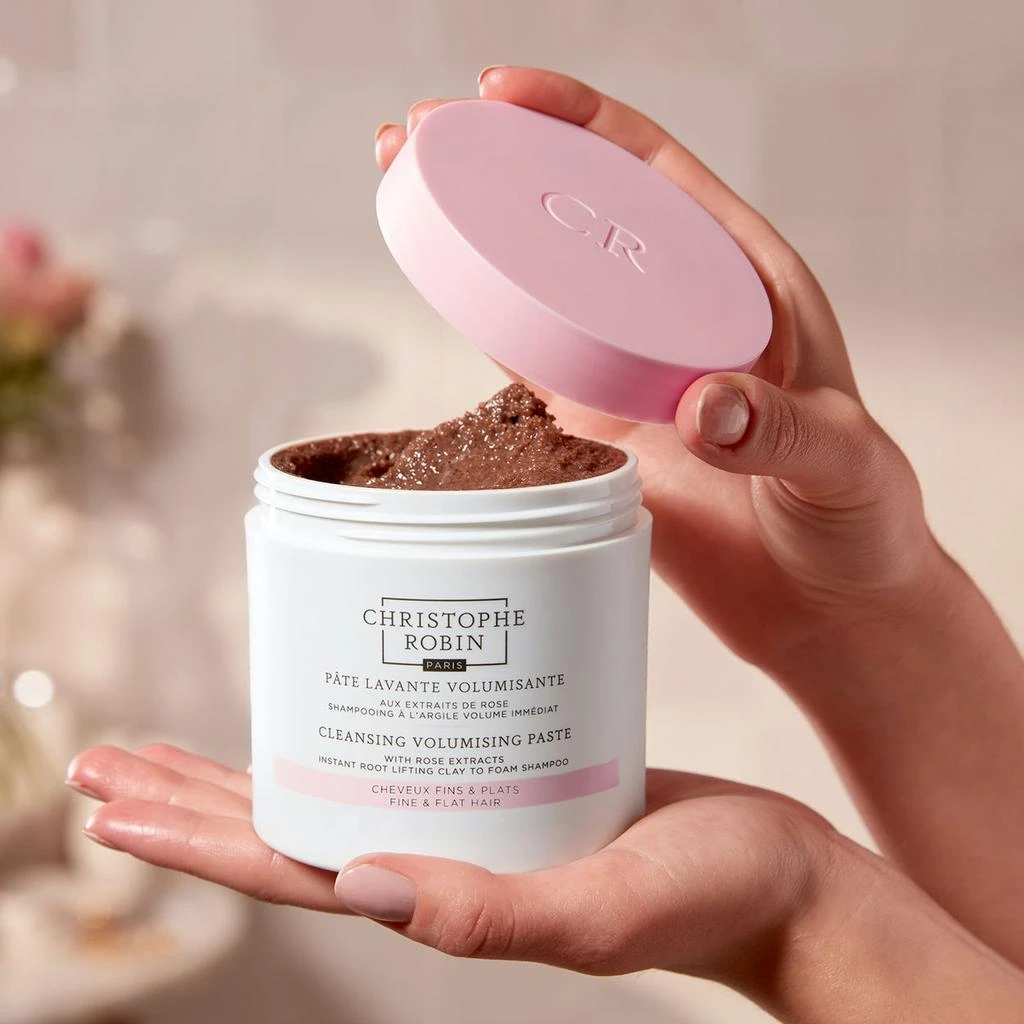 商品Christophe Robin|Cleansing Volumizing Paste With Pure Rassoul Clay And Rose Extracts,价格¥444,第3张图片详细描述