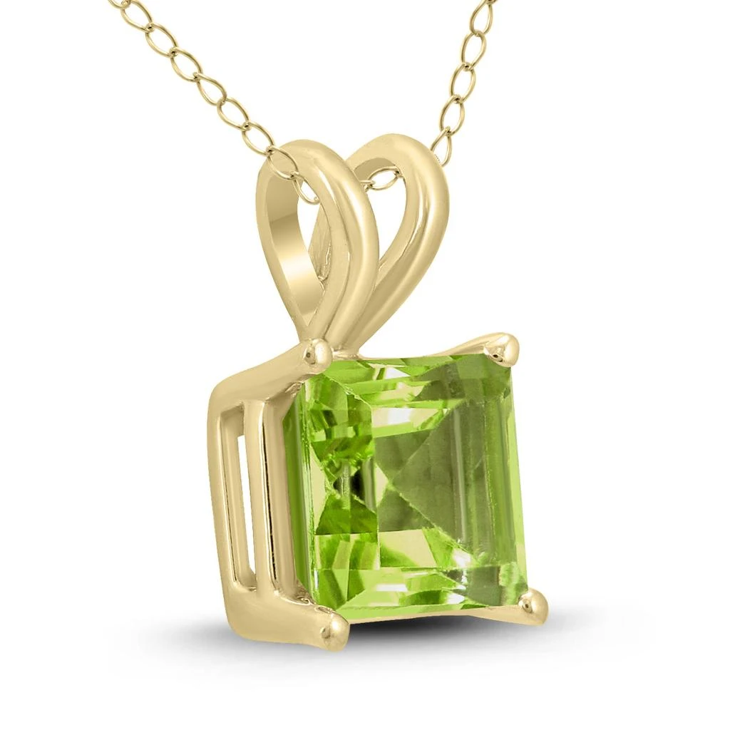 商品SSELECTS|14K  5Mm Square Peridot Pendant,价格¥1628,第2张图片详细描述