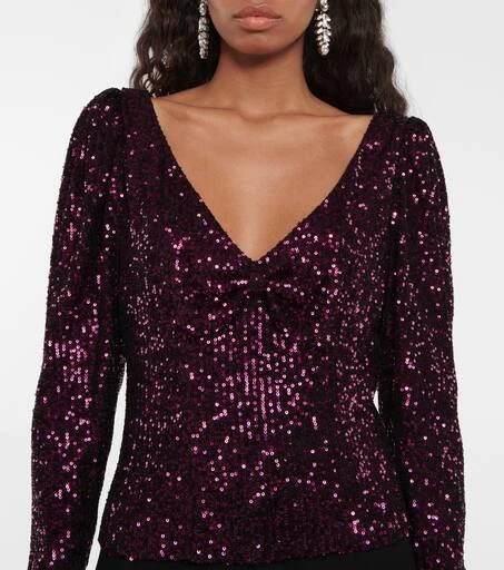 Taylor sequined v-neck top 商品