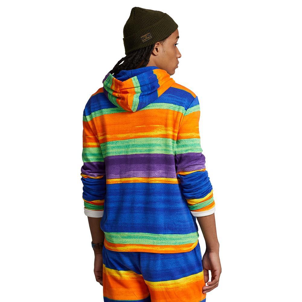 商品Ralph Lauren|Men's Striped Spa Terry Hoodie,价格¥1195,第4张图片详细描述