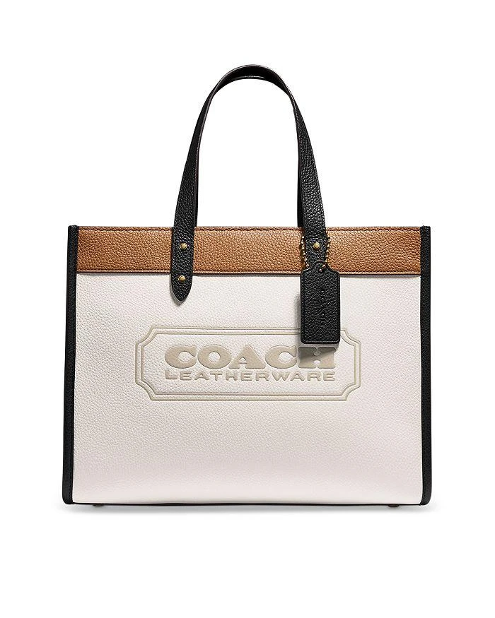 商品Coach|Field Small Color Blocked Leather Tote,价格¥3474,第1张图片详细描述