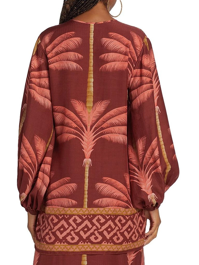 商品JOHANNA ORTIZ|Cuba Cocoa Balloon Sleeve Top,价格¥2120,第5张图片详细描述