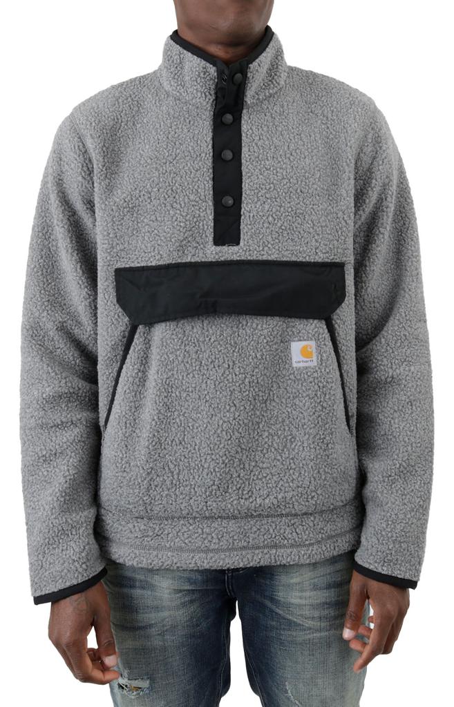 (104991) Relaxed Fit Fleece Pullover - Granite Heather商品第1张图片规格展示