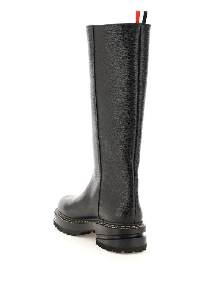 商品Thom Browne|TUBULAR BOOTS IN PEBBLE GRAIN LEATHER,价格¥6419,第2张图片详细描述