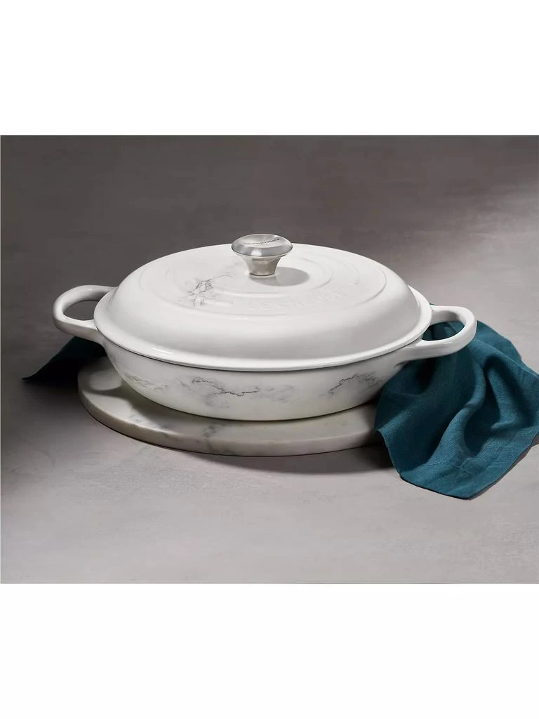 商品Le Creuset|Marble Cast Iron 3.5-Quart Braiser,价格¥3050,第5张图片详细描述