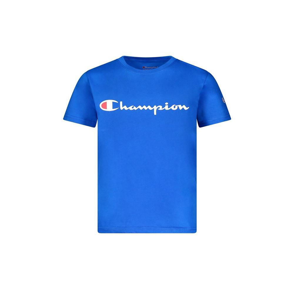 商品CHAMPION|Big Boys Short Sleeve Signature T-shirt,价格¥71,第1张图片