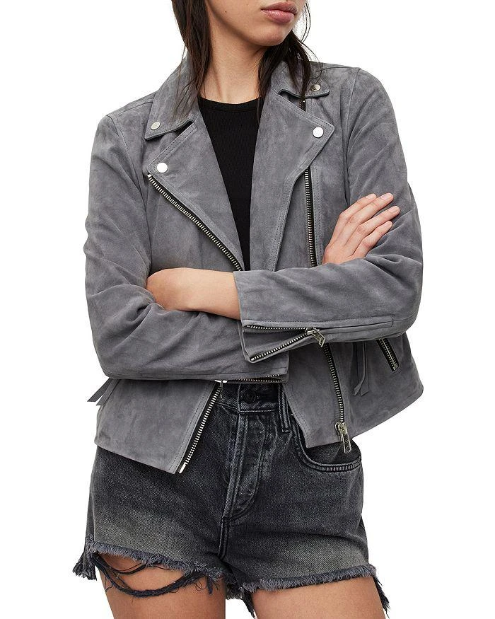 商品ALL SAINTS|Dalby Suede Biker Jacket,价格¥2770,第5张图片详细描述