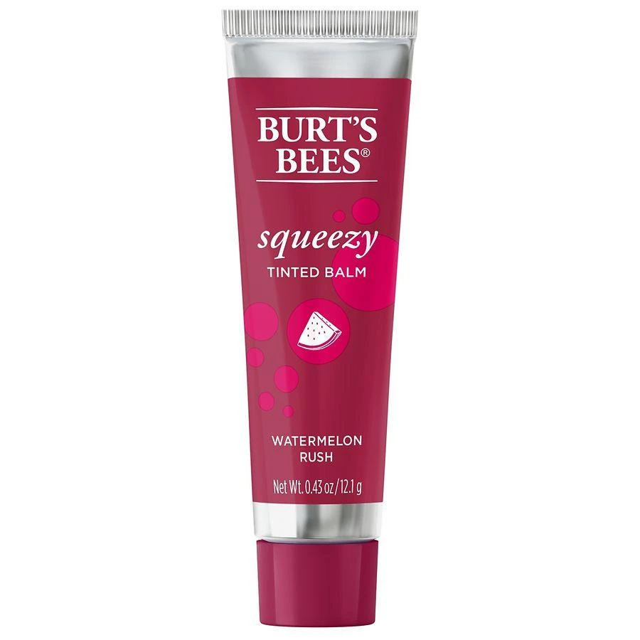 商品Burt's Bees|Squeezy Tinted Lip Balm Watermelon Rush,价格¥24,第1张图片