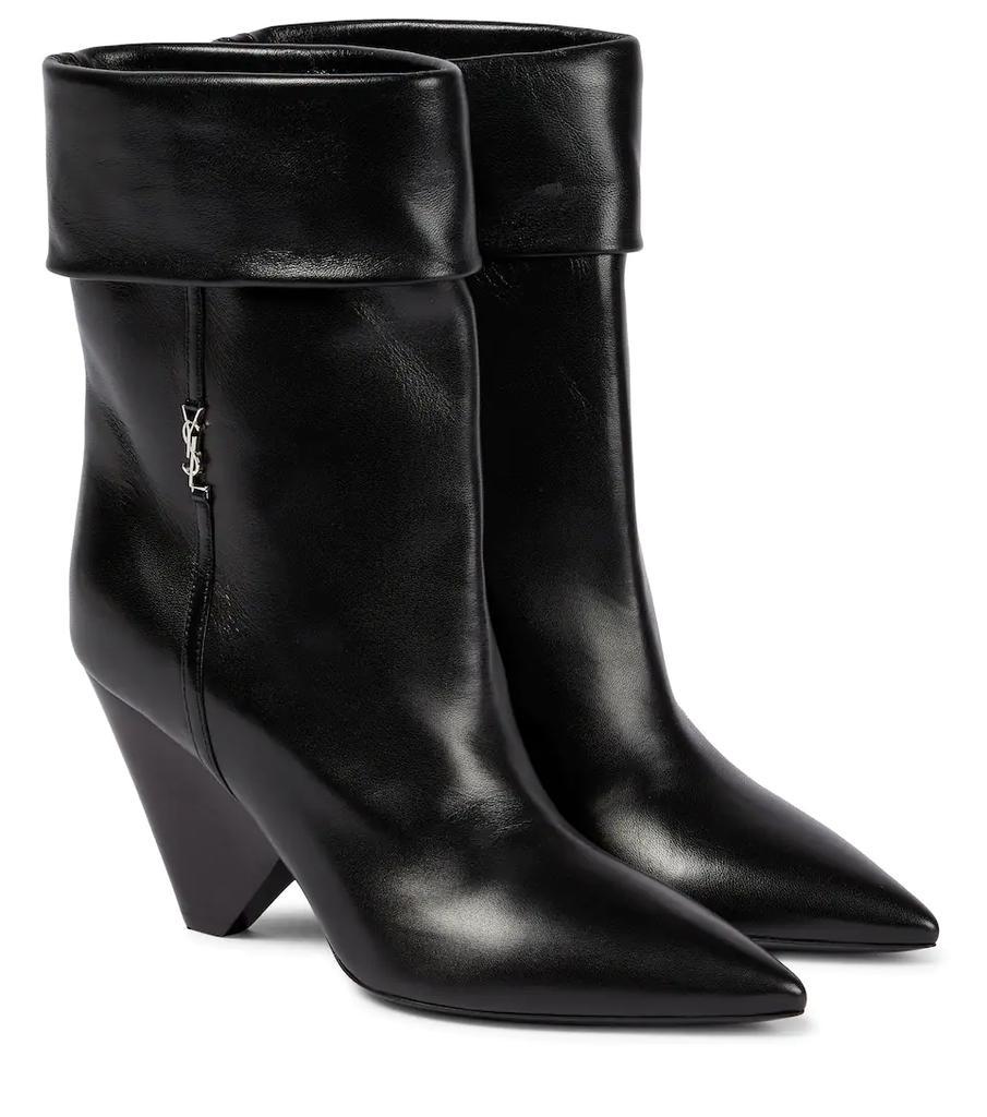 商品Yves Saint Laurent|Niki leather ankle boots,价格¥7921,第1张图片