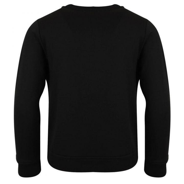 商品Emporio Armani|Black Crew Neck Logo Sweatshirt,价格¥1065-¥1106,第5张图片详细描述