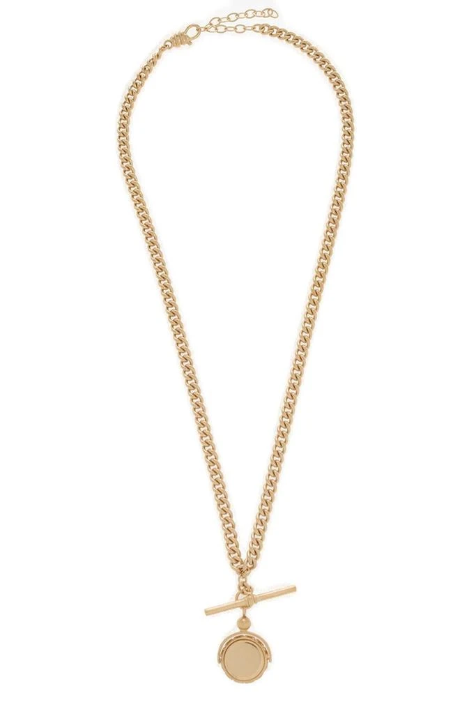 商品MAISON MARGIELA|Maison Margiela Pendant Chain-Linked Clasp Fastened Necklace,价格¥3457,第1张图片