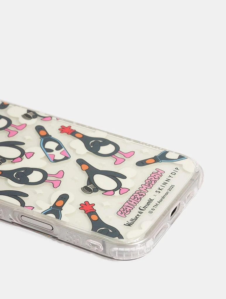 商品Skinnydip London|Wallace & Gromit x Skinnydip Feathers Repeat Shock iPhone Case,价格¥269,第2张图片详细描述