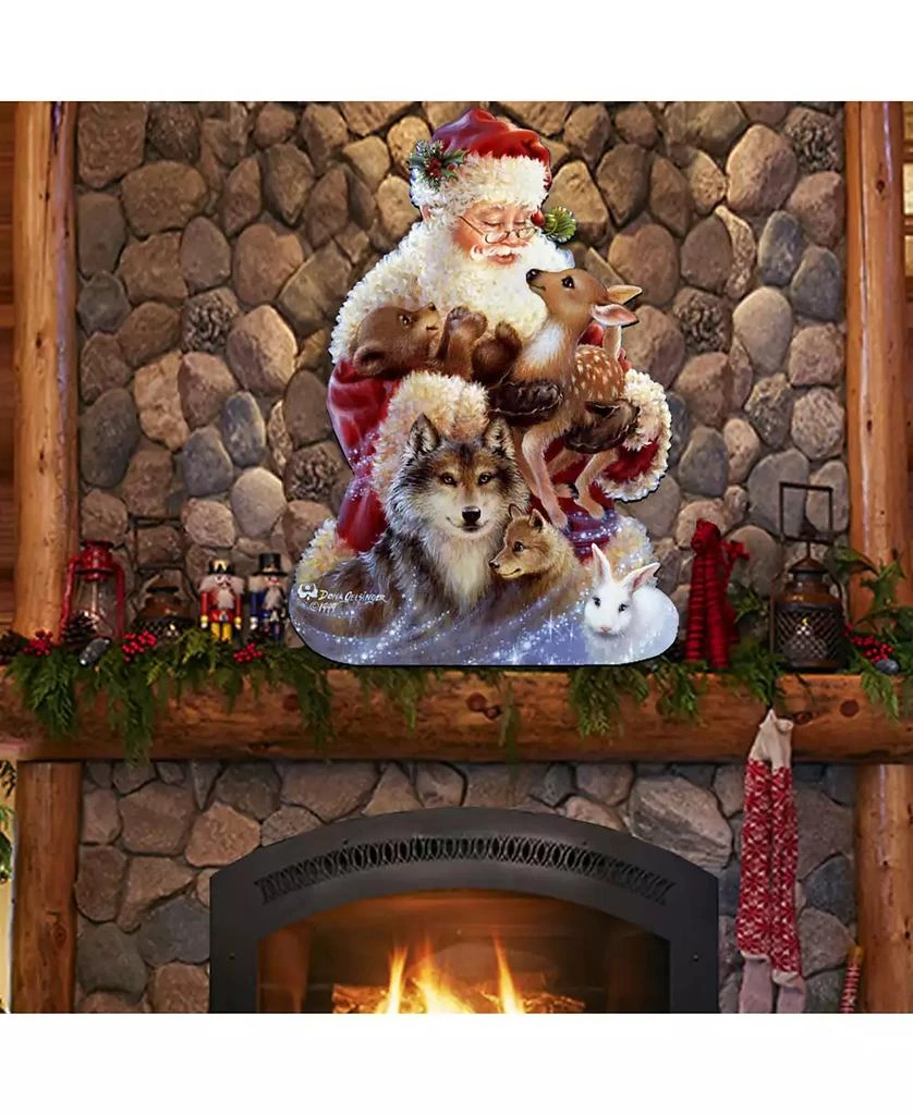 商品Designocracy|by Dona Gelsinger Santa Little Friends Wall and Door Hanger,价格¥1002,第5张图片详细描述