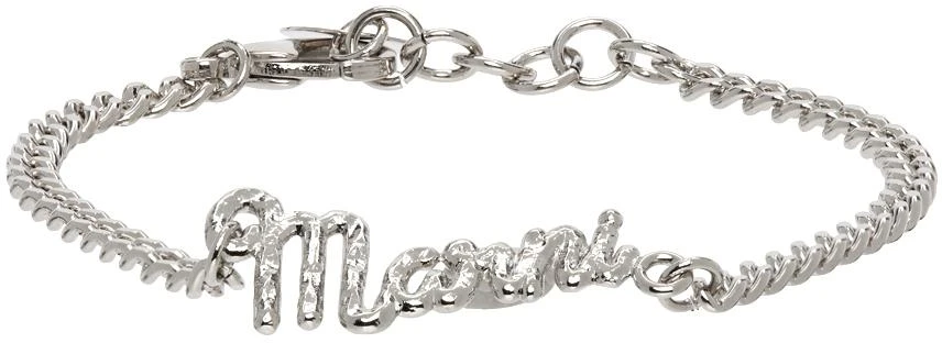 商品Marni|Silver Logo Bracelet,价格¥948,第1张图片