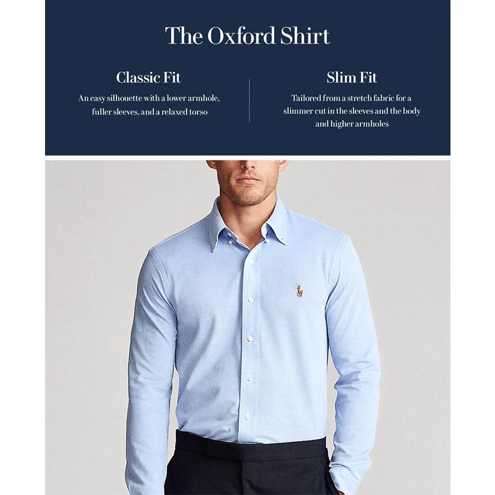 商品Ralph Lauren|Men's Classic Fit Long Sleeve Oxford Shirt,价格¥965,第5张图片详细描述
