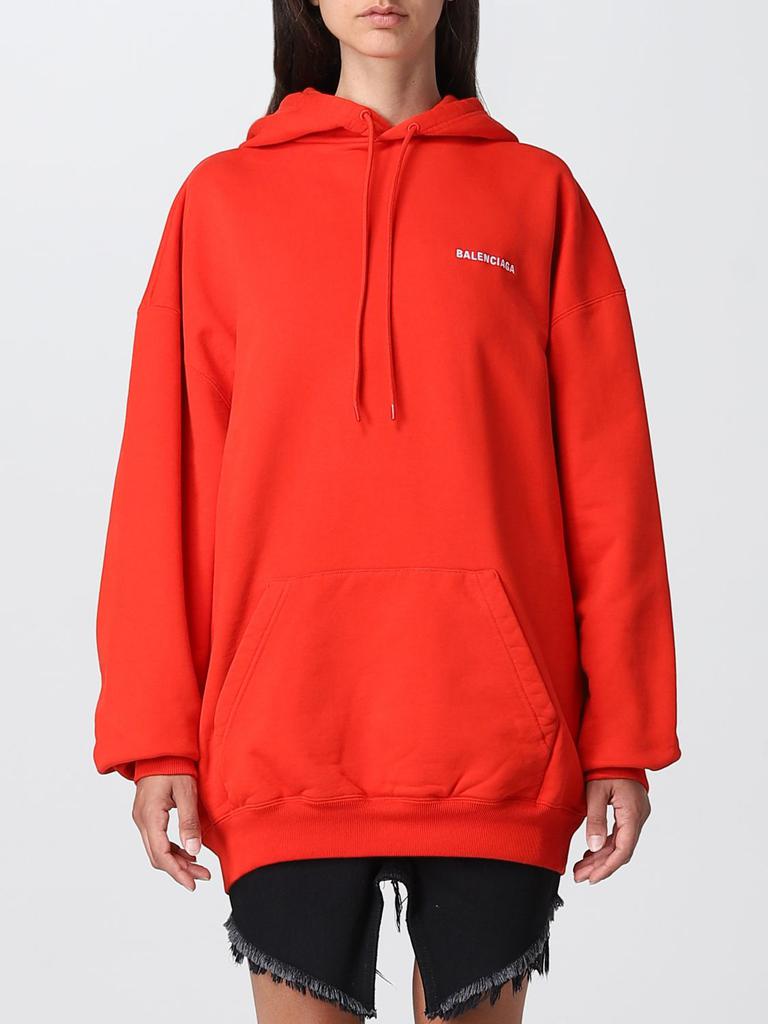 Balenciaga cotton hoodie with logo商品第1张图片规格展示