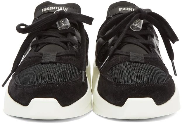 商品Essentials|SSENSE Exclusive Black Backless Sneakers 休闲鞋,价格¥975,第2张图片详细描述