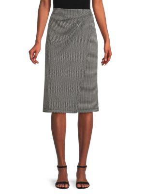Midi Faux Wrap Skirt商品第1张图片规格展示