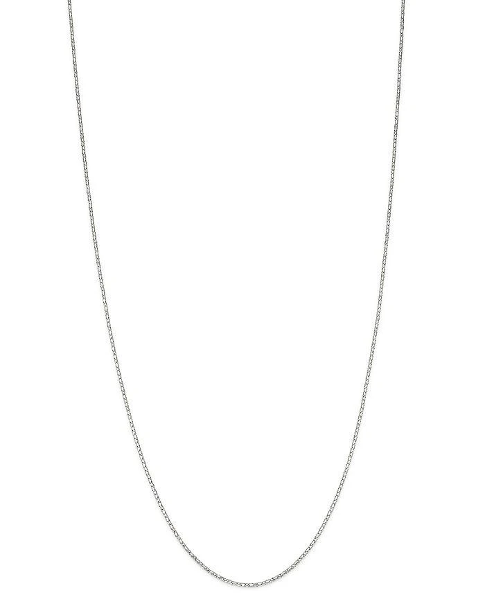 商品Bloomingdale's Fine Collection|Box Link Chain Necklace in 14K White Gold,价格¥4130,第1张图片