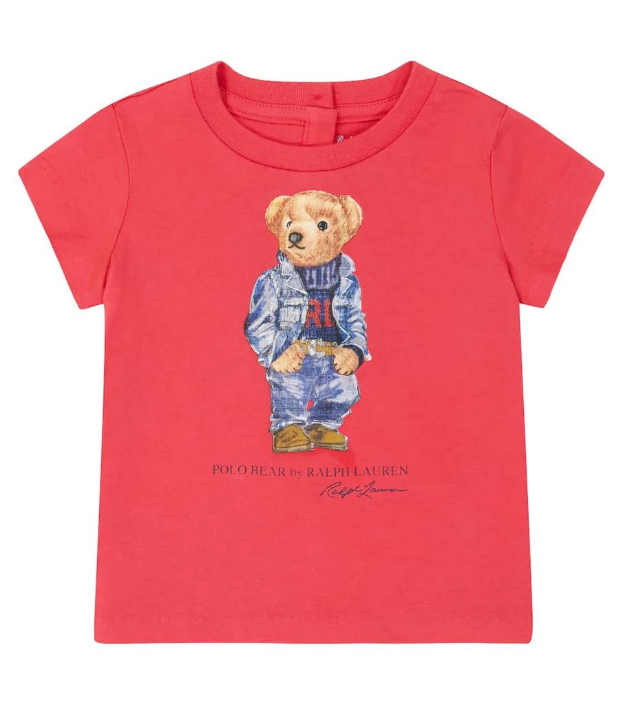 商品Ralph Lauren|Baby Polo Bear cotton T-shirt,价格¥234,第1张图片