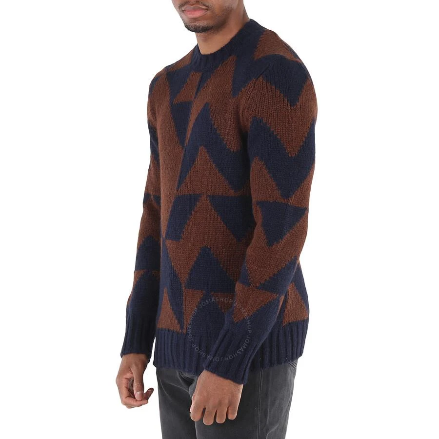 商品Moncler|Men's Geometric Pattern Knitted Crewneck Sweater,价格¥2089,第3张图片详细描述