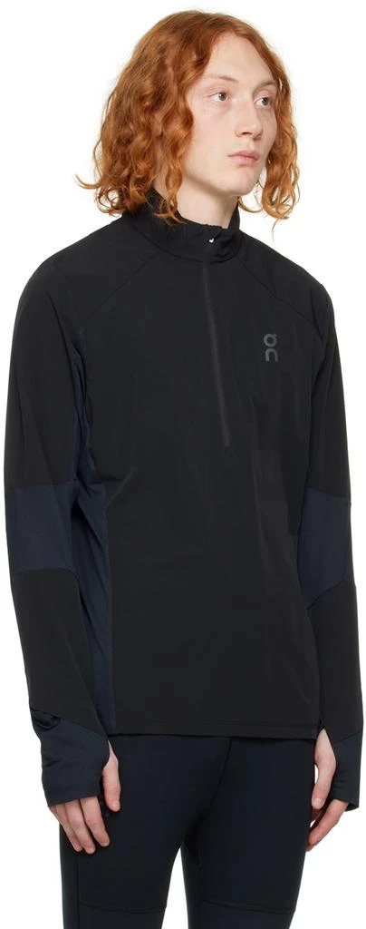 商品On|Black Half-Zip Track Jacket,价格¥1062,第2张图片详细描述