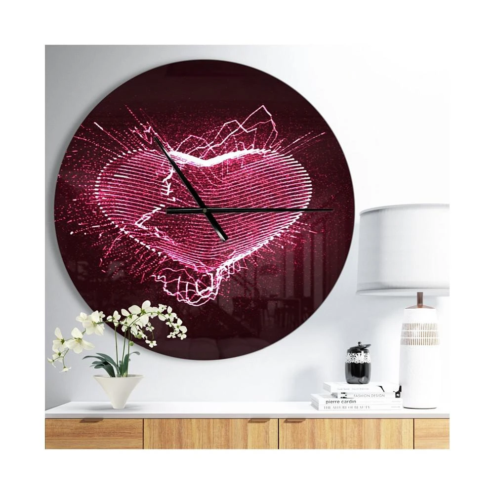 商品Design Art|Designart Oversized Modern Round Metal Wall Clock,价格¥1221,第4张图片详细描述
